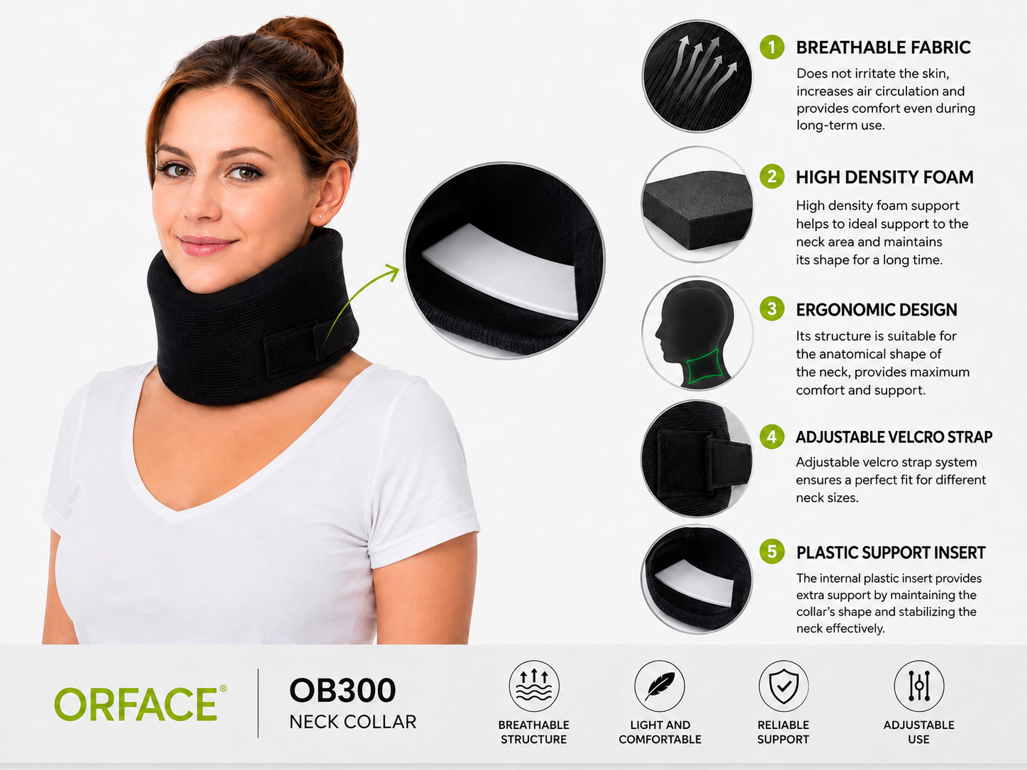 OB 301 SPONGE NECK COLLAR WITH - Image 6