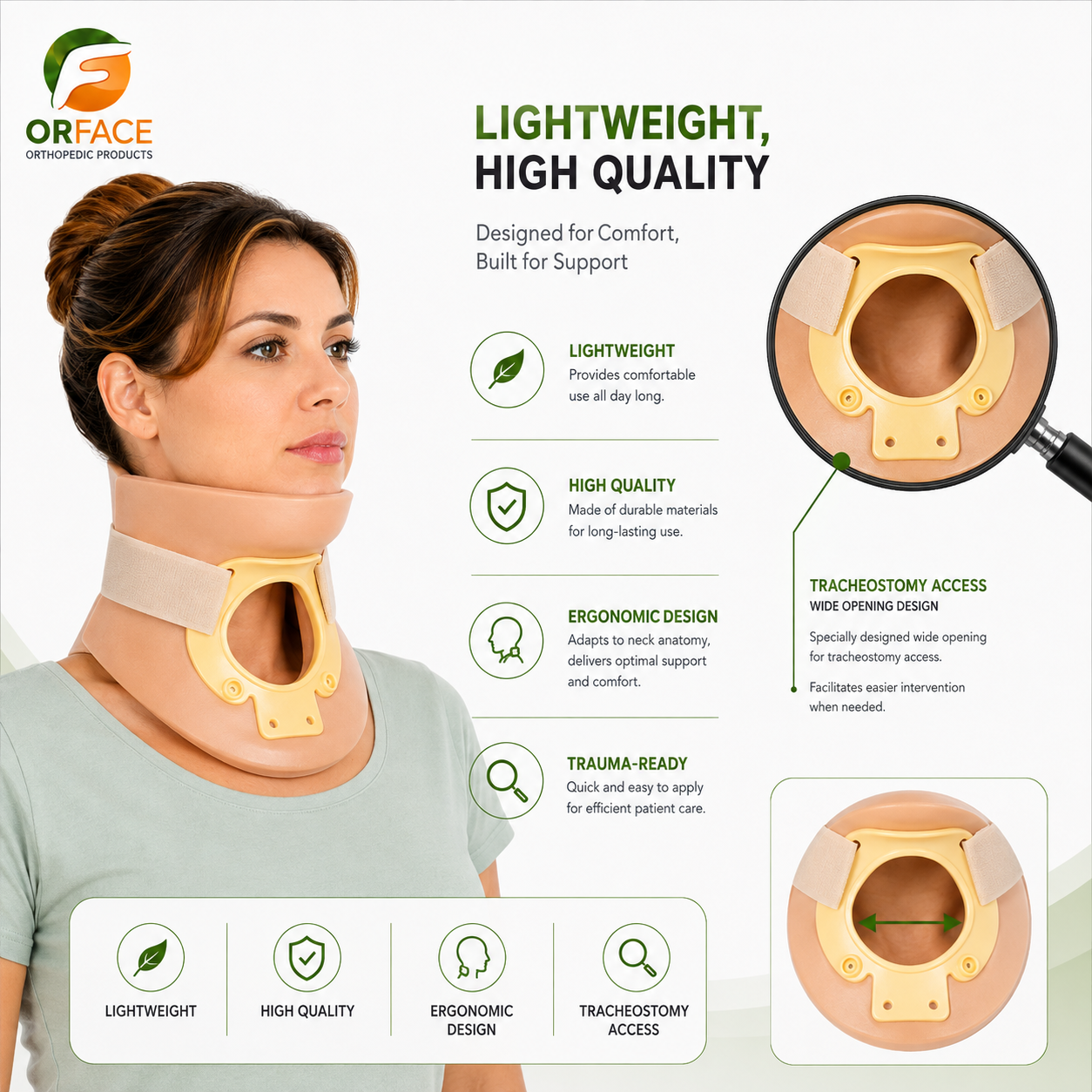 OB 307 - PHILADELPHIA NECK COLLAR TRACHEOSTOMY OPEN - Image 5